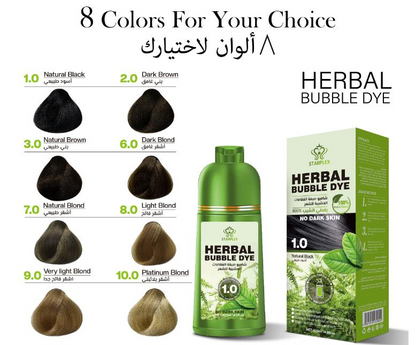 Healthy and natural color Herbal Bubble Dye