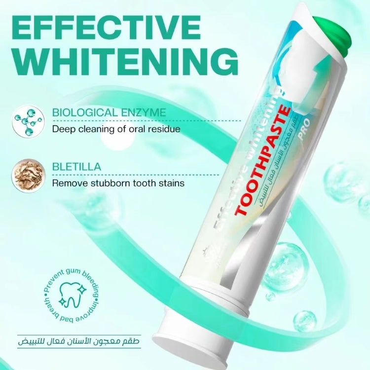 Starplex 100g*2 Anti-Inflammatory Toothpaste Set and Free Toothbrush*1  for Sensitive Teeth and Cavity Prevention