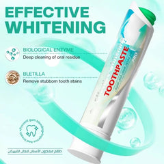 Starplex 100g*2 Anti-Inflammatory Toothpaste Set and Free Toothbrush*1  for Sensitive Teeth and Cavity Prevention