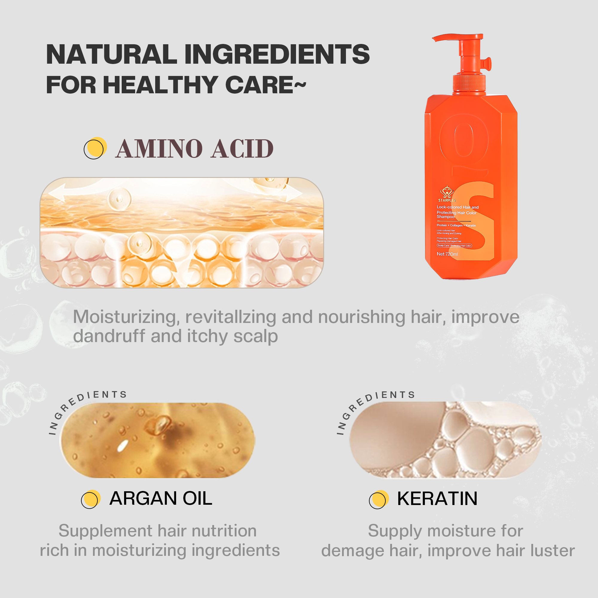 Lock-colored Hair and Protecting Hair Color  Shampoo