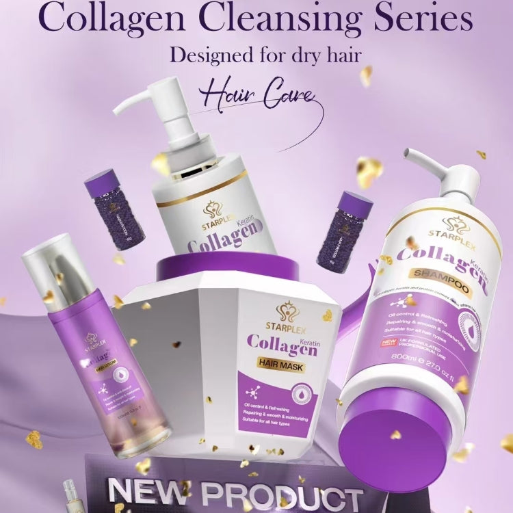 Keratin Oil control Collagen hair care set