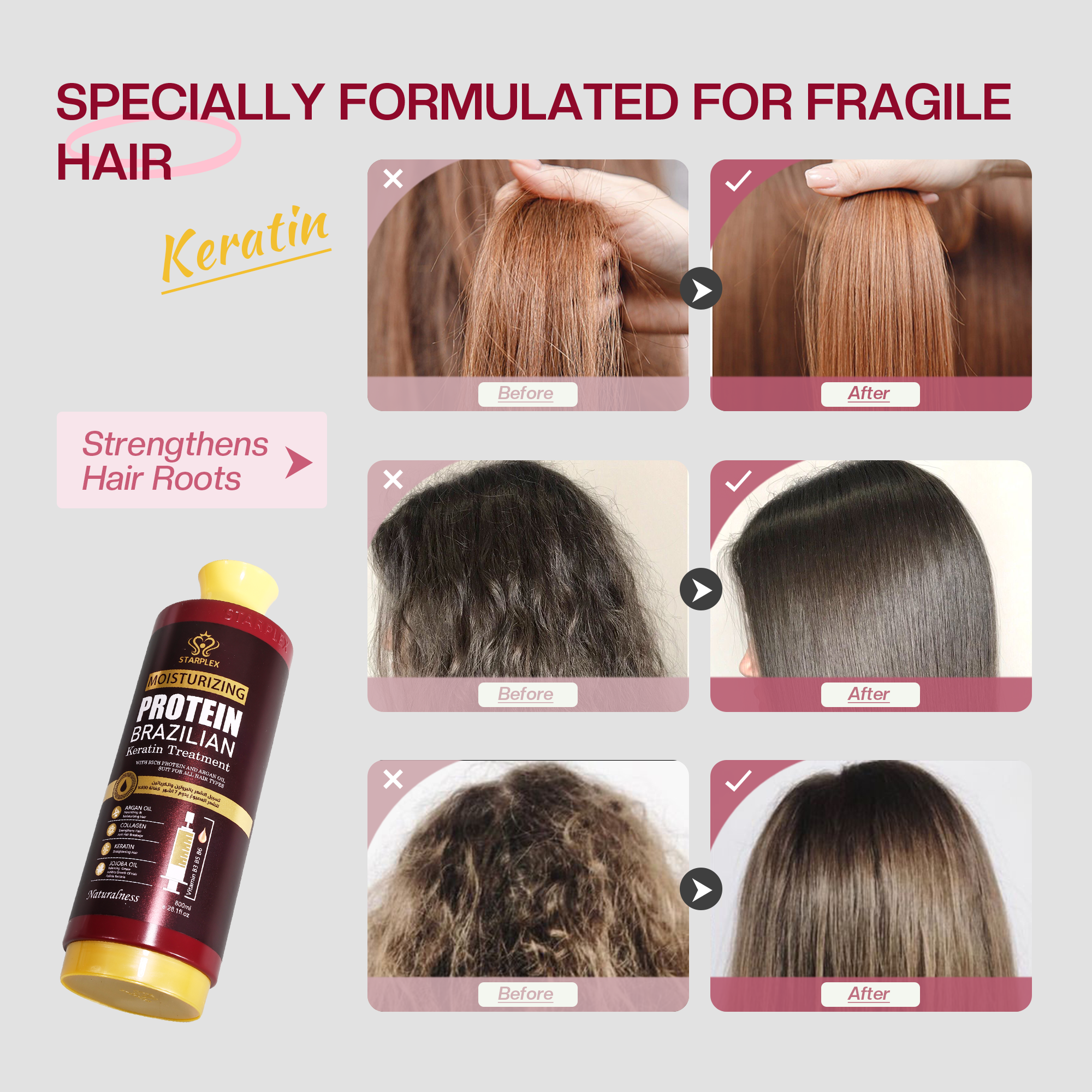 BRAZILIAN MIRACLE PROTEIN*KERATIN TREATMENT