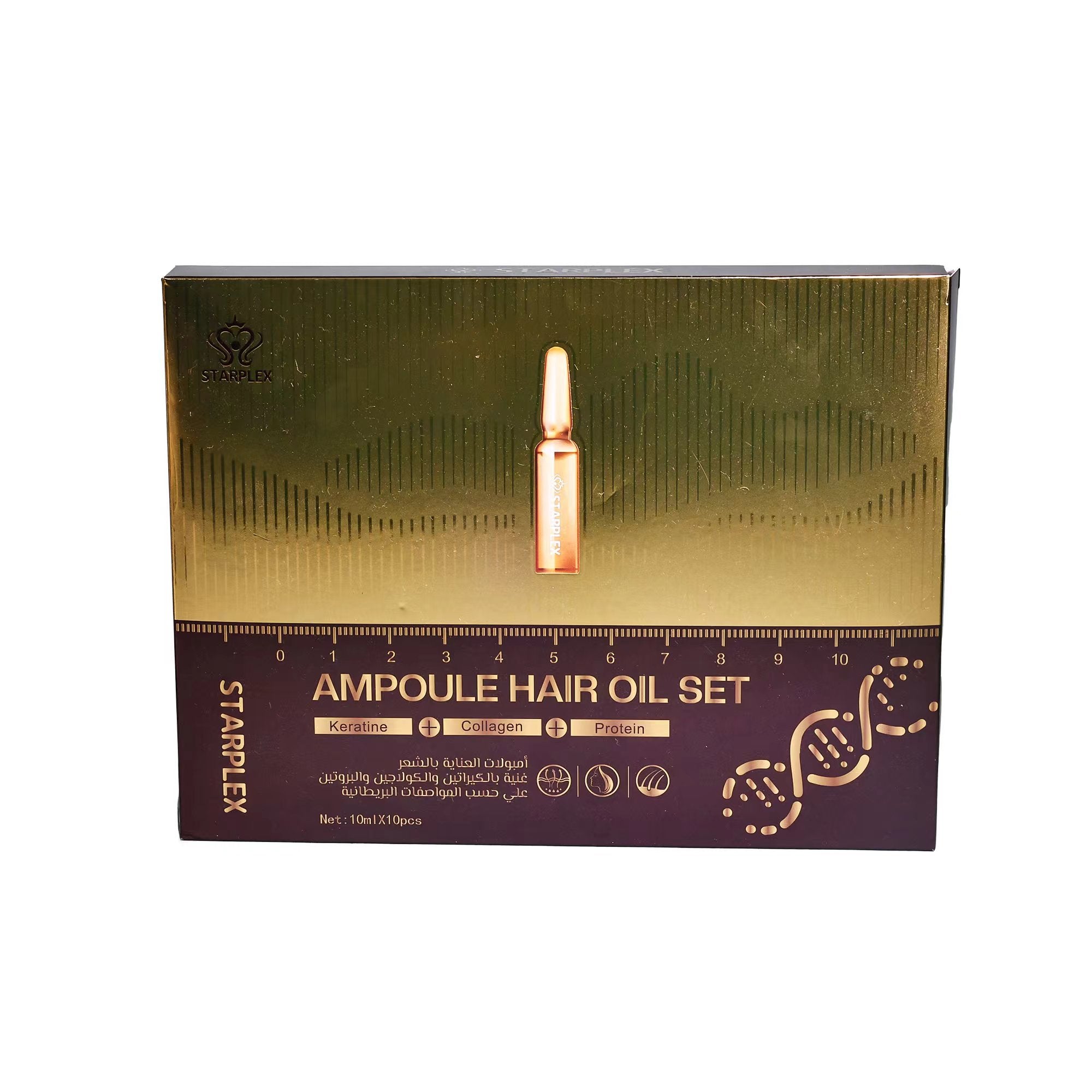 BRAZILIAN MIRACLE PROTEIN*AMPOULE HAIR OIL SEF  ，10ml*10pcs