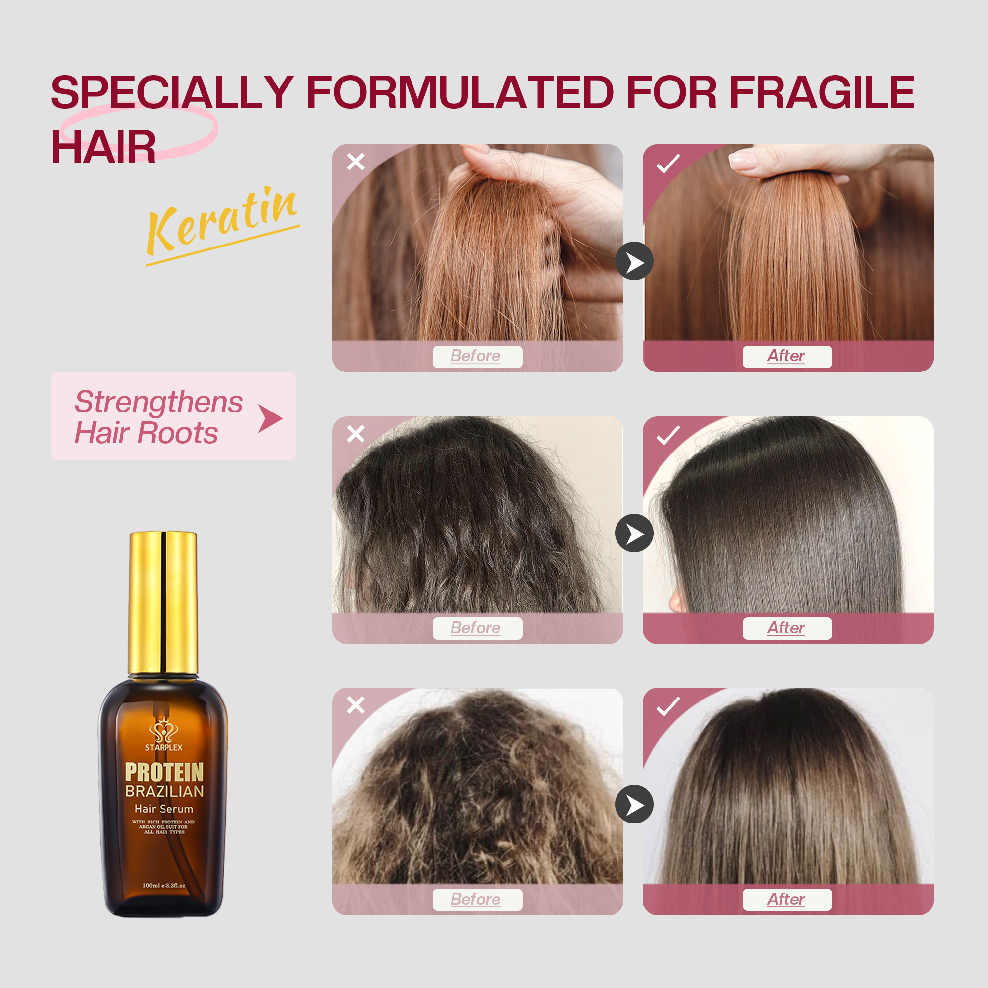 BRAZILIAN MIRACLE PROTEIN*HAIR SERUM