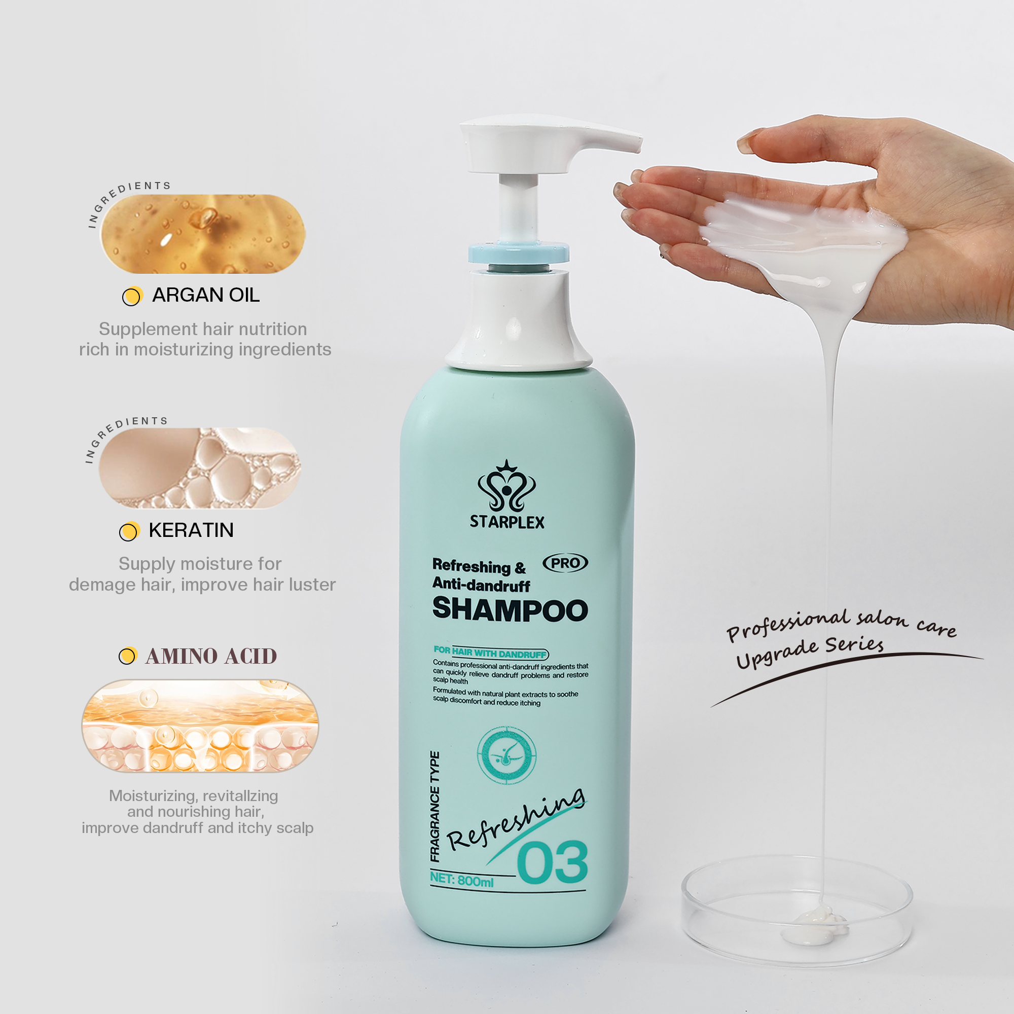 Refreshing & Anti-dandruff SHAMPOO
