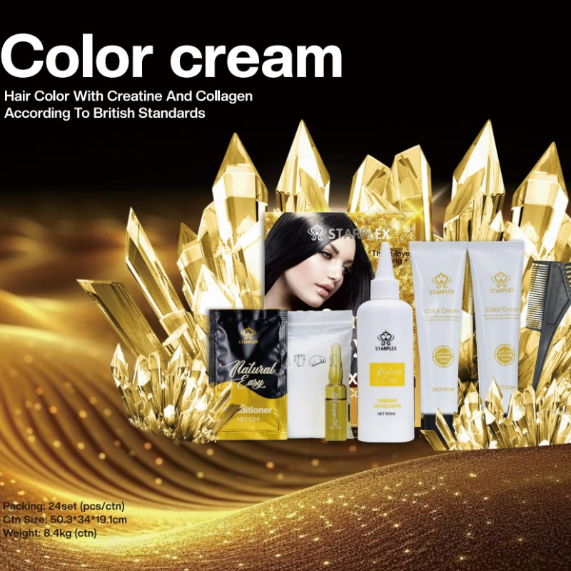 Fast Black Darkening Hair Color Dye Cream