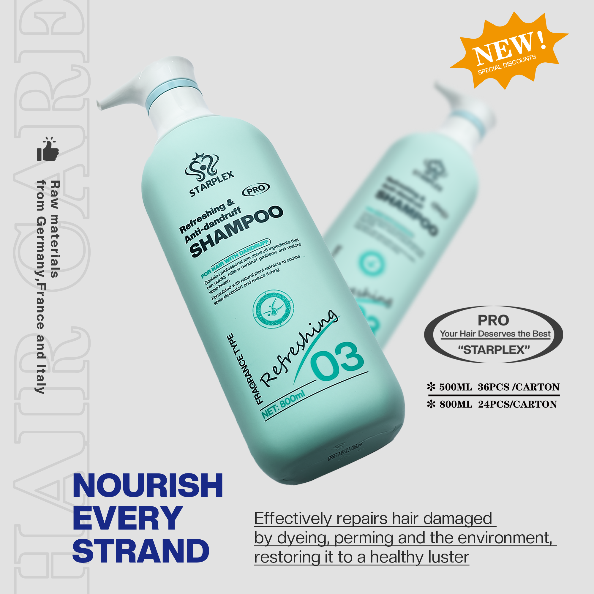 Refreshing & Anti-dandruff SHAMPOO